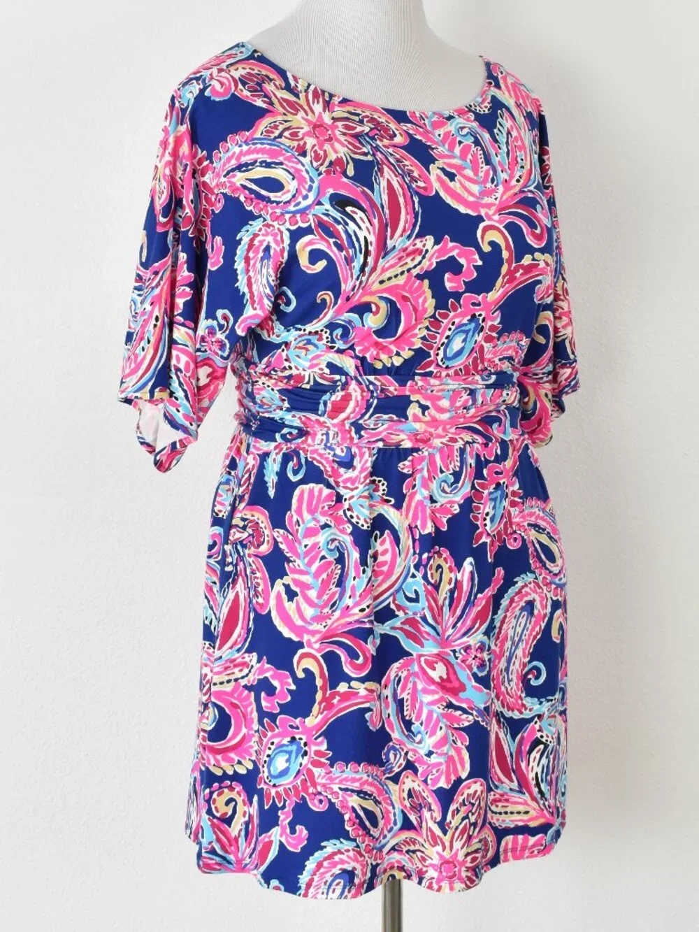 Lilly Pulitzer Parigi Boat Neck Romper Flitting About - M - Picture 9 of 10